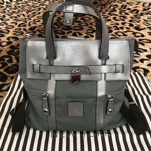 Gray Nylon Henri Bender backpack